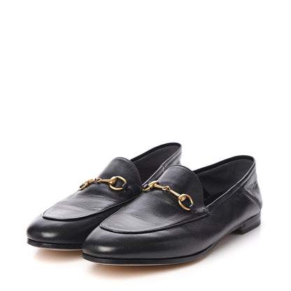 Gucci Lambskin Womens Brixton Horsebit Loafers 40 Black 4 of 8