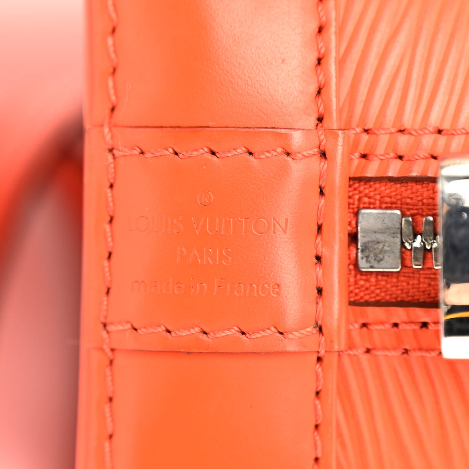 Louis Vuitton Epi Alma BB Piment 6 of 9