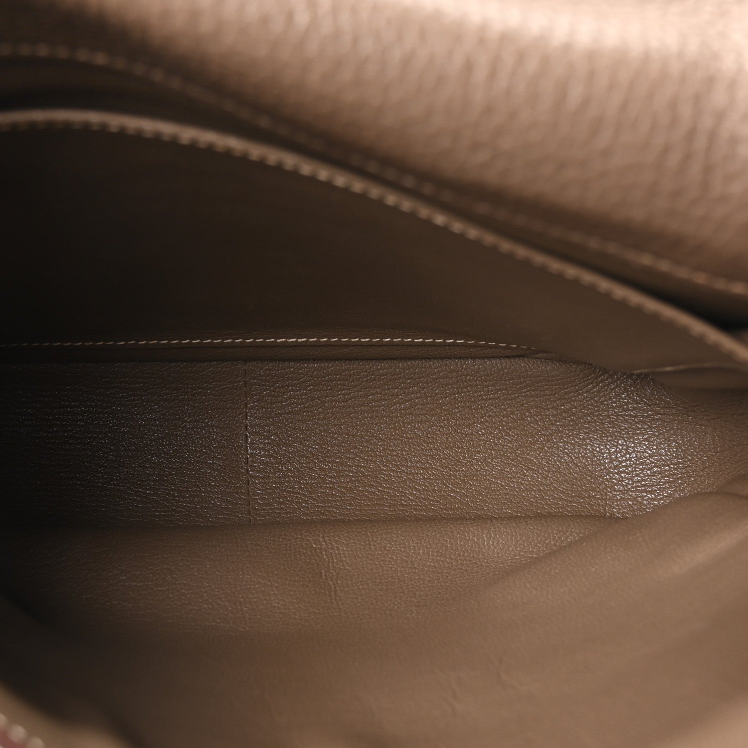 Hermes Taurillon Clemence Steve Messenger 28 Etoupe 5 of 10