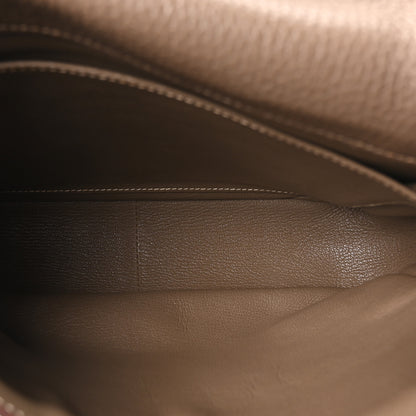 Hermes Taurillon Clemence Steve Messenger 28 Etoupe 5 of 10