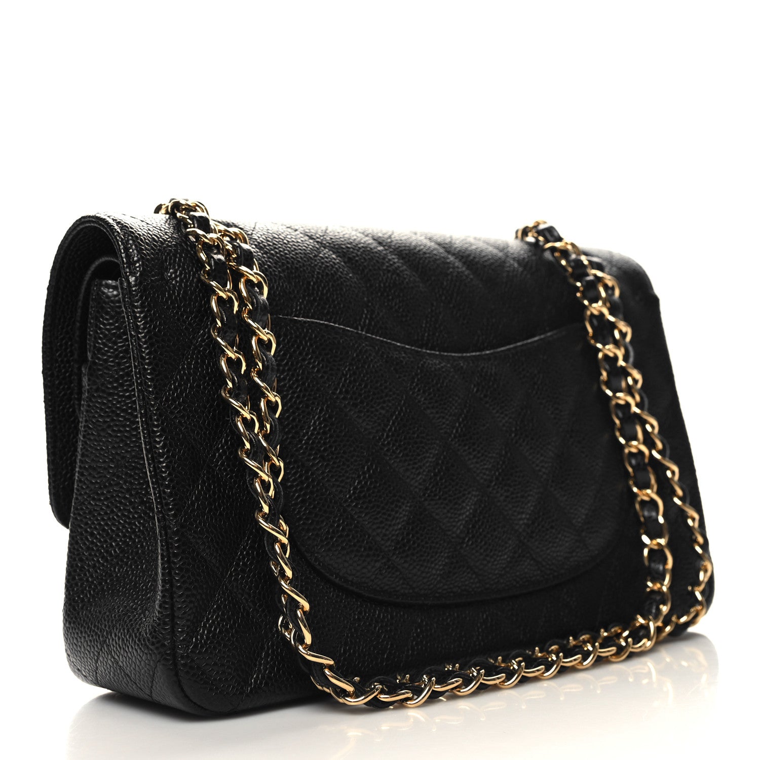 Chanel Caviar Quilted Medium Double Flap Black 4 of 11