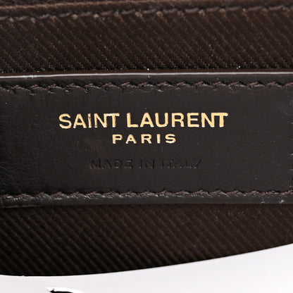 Saint Laurent Canvas Smooth Calfskin Le Monogramme Camera Bag Chestnut 6 of 11