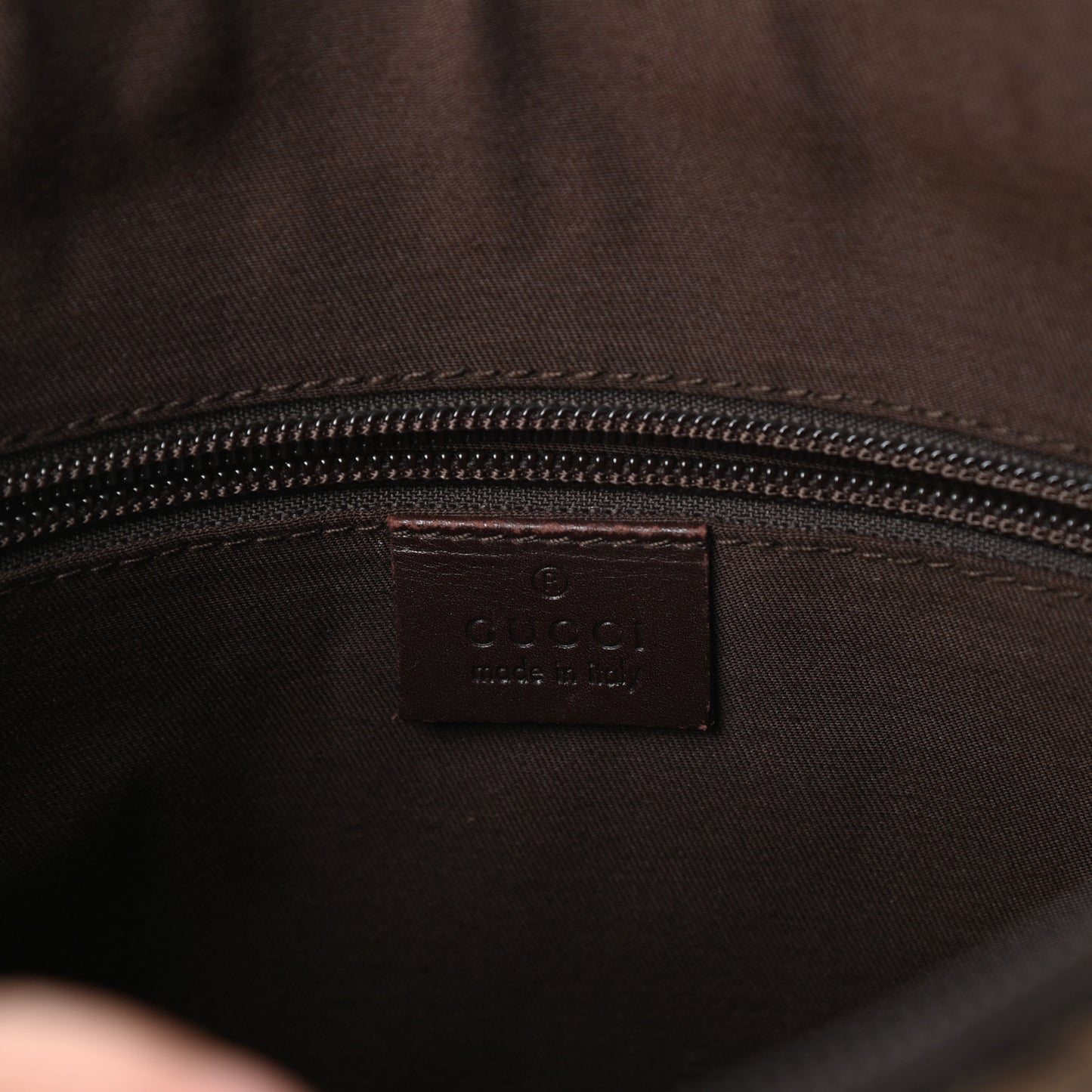 Monogram Calfskin Perforated Medium Flat Messenger Bag Dark Brown