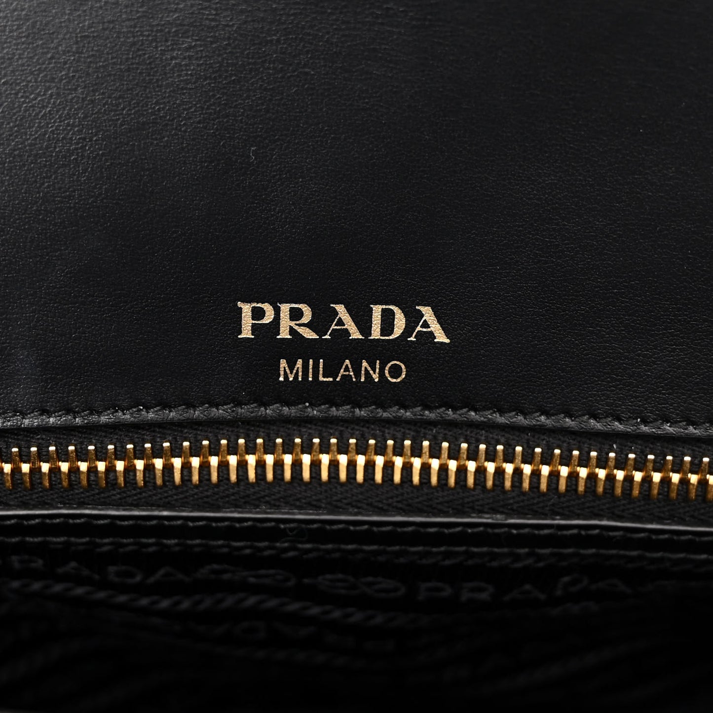 Saffiano Flap Shoulder Bag Black