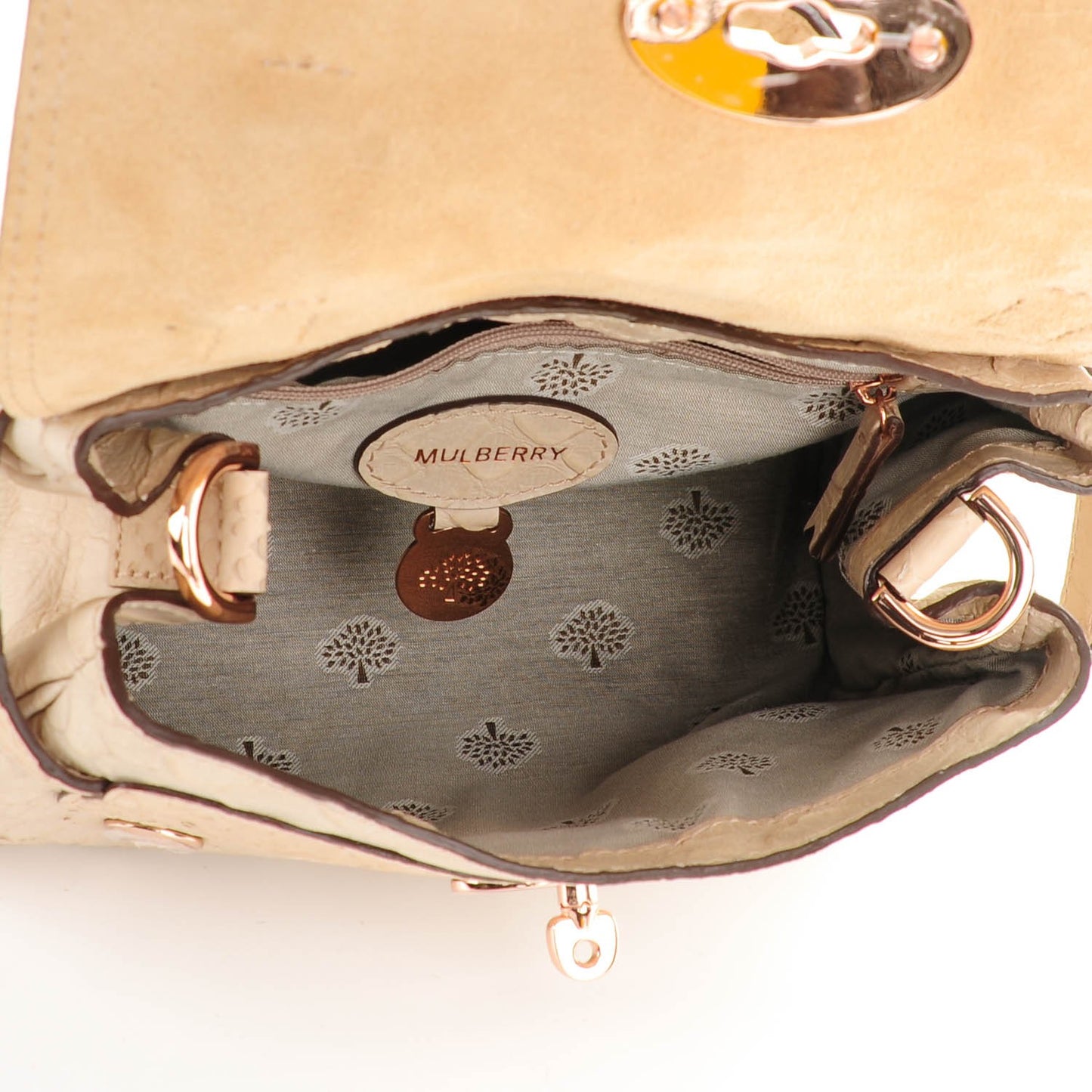 Silky Snake Mini Alexa Pebbled Beige