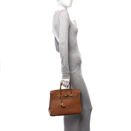 Hermes Togo BIRKIN 30 Gold 2 of 12