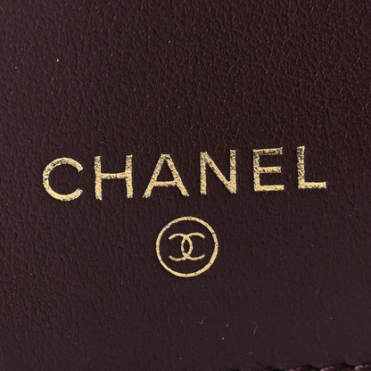 Chanel Caviar Quilted Yen Wallet Black 6 of 9