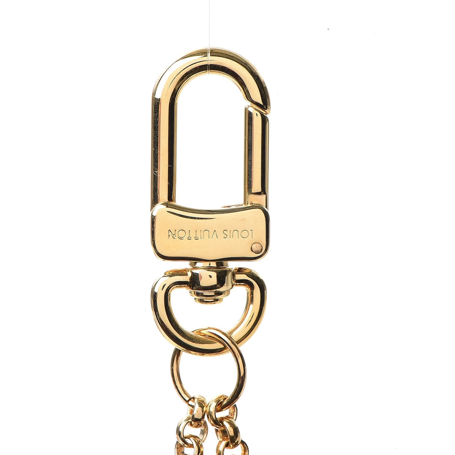 Louis Vuitton Calfskin Monogram World Tour Bag Charm Key Holder 3 of 7