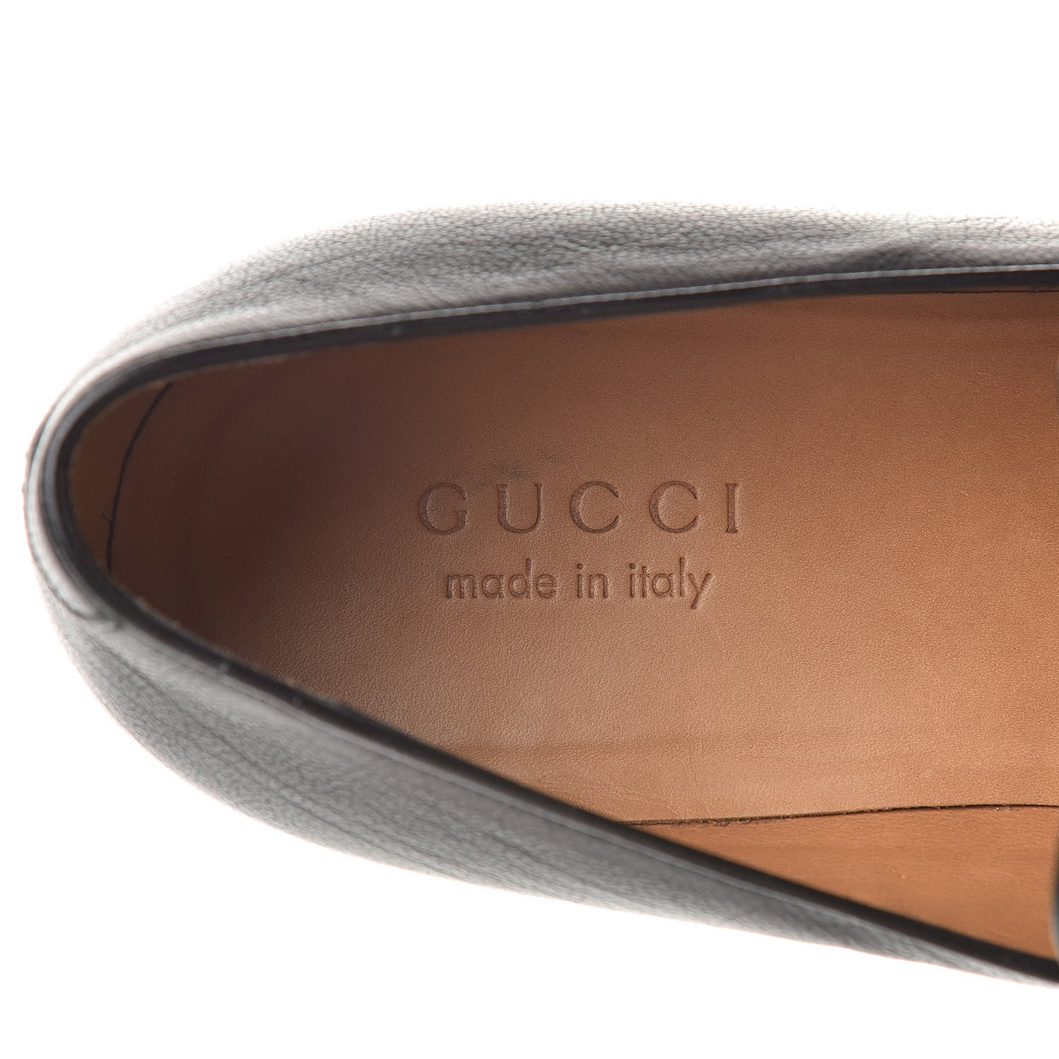 Gucci Bullcalf Lux Mens Camden Loafer 9.5 Black 7 of 10