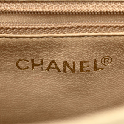 Chanel Caviar Quilted Envelope Flap Crossbody Light Beige 6 of 21