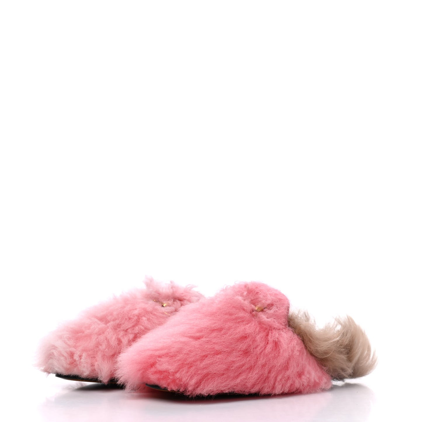Merino Wool Womens Princetown Slippers 35 Pink