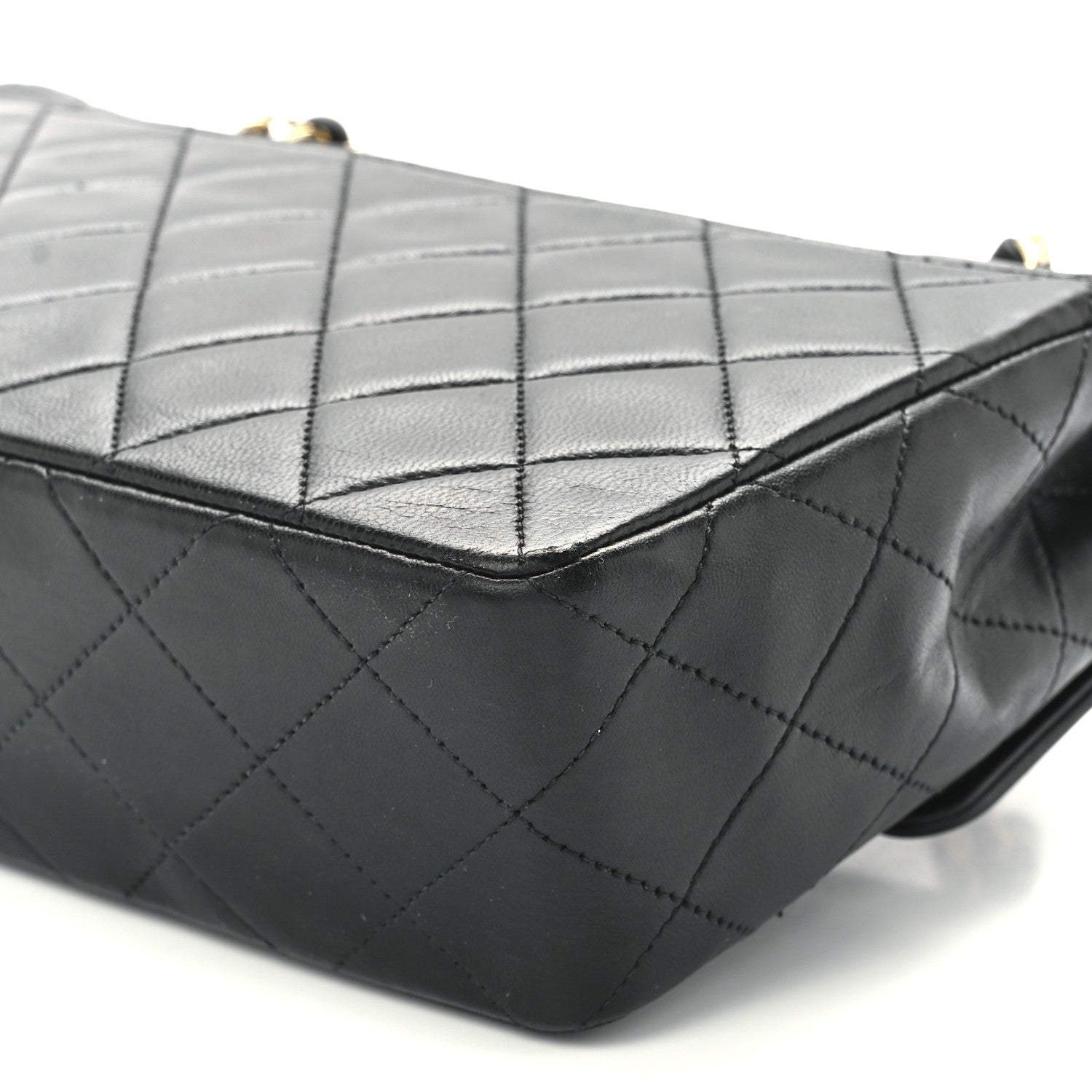 Chanel Lambskin Quilted Small Single Flap Black 12 of 12