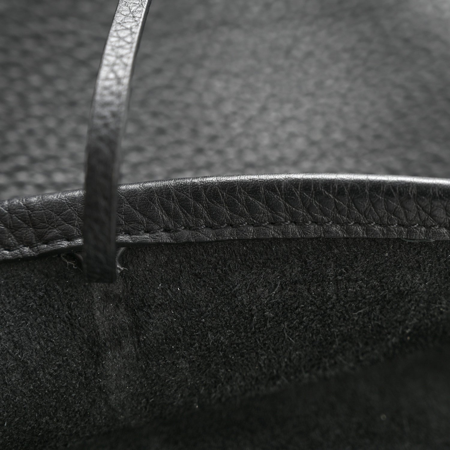 The Row Grained Calfskin Medium N/S Park Tote Black 7 of 11