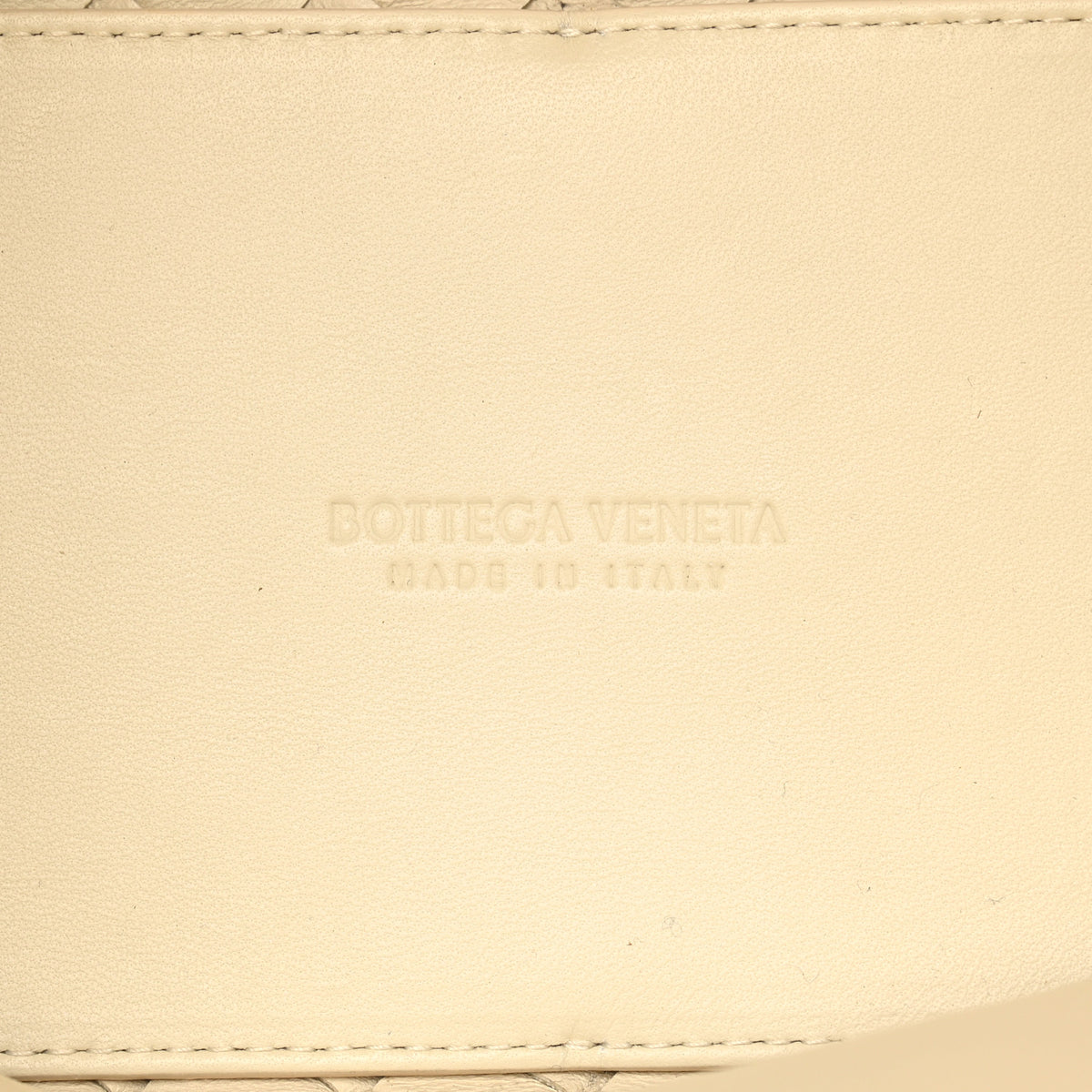 Nappa Intrecciato Medium Andiamo Shoulder Bag Sea Salt