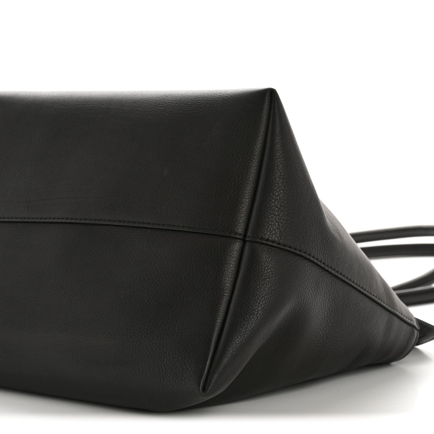 Grained Calfskin Terrasse Bag  Dark Brown