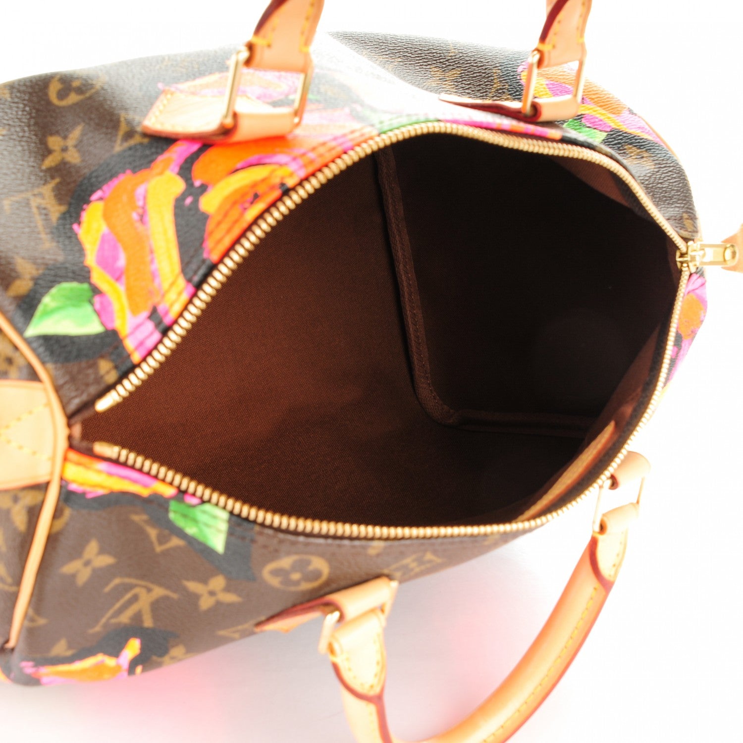 Louis Vuitton Monogram Roses Speedy 30 6 of 7