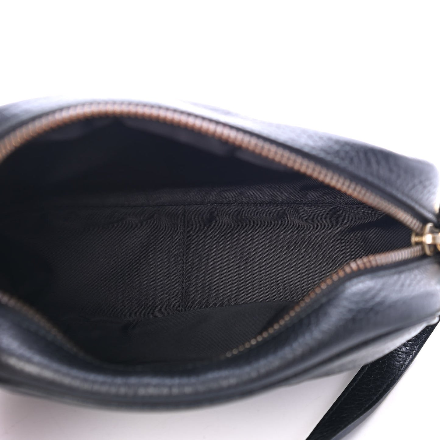 Pebbled Calfskin Mini Soho Disco Bag Black