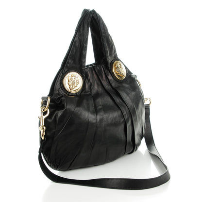 Gucci Calfskin Small Hysteria Top Handle Bag Black 3 of 7