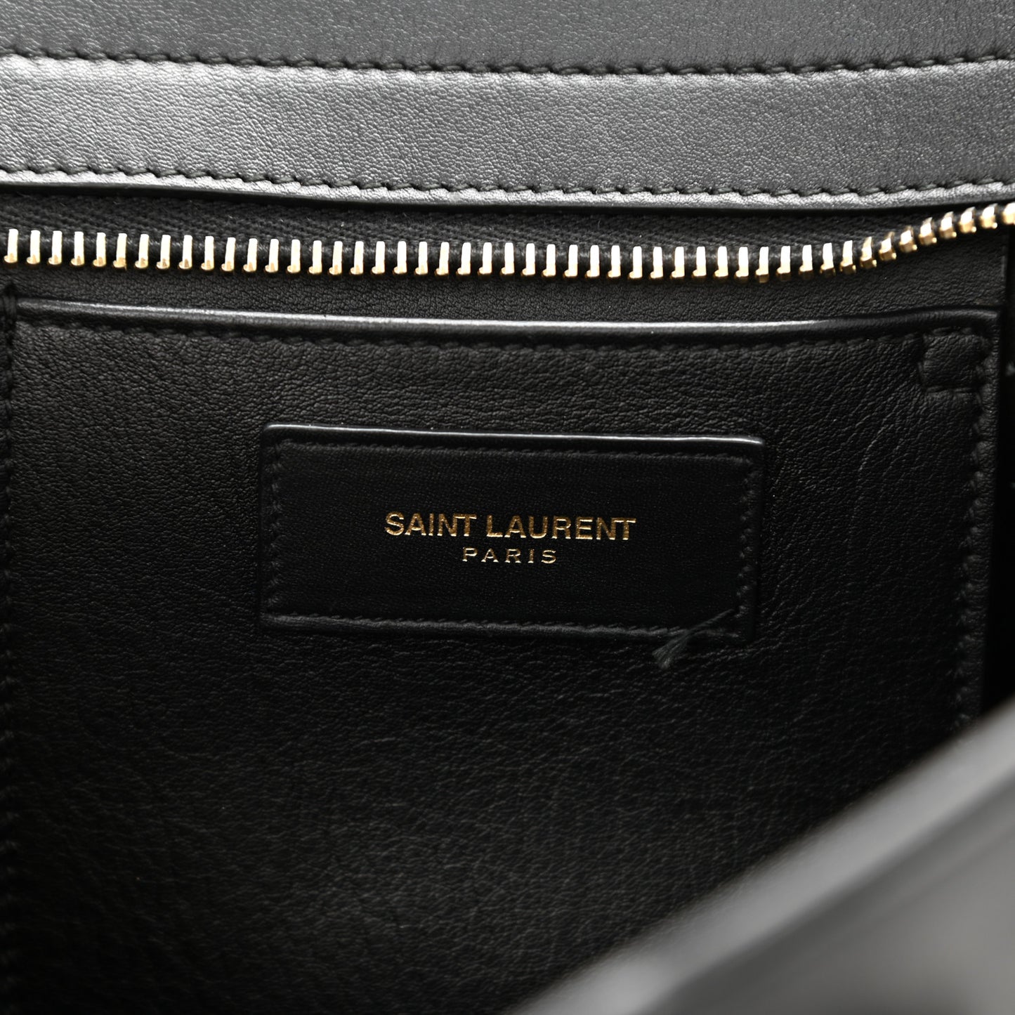 Calfskin Small Classic Y Cabas Black