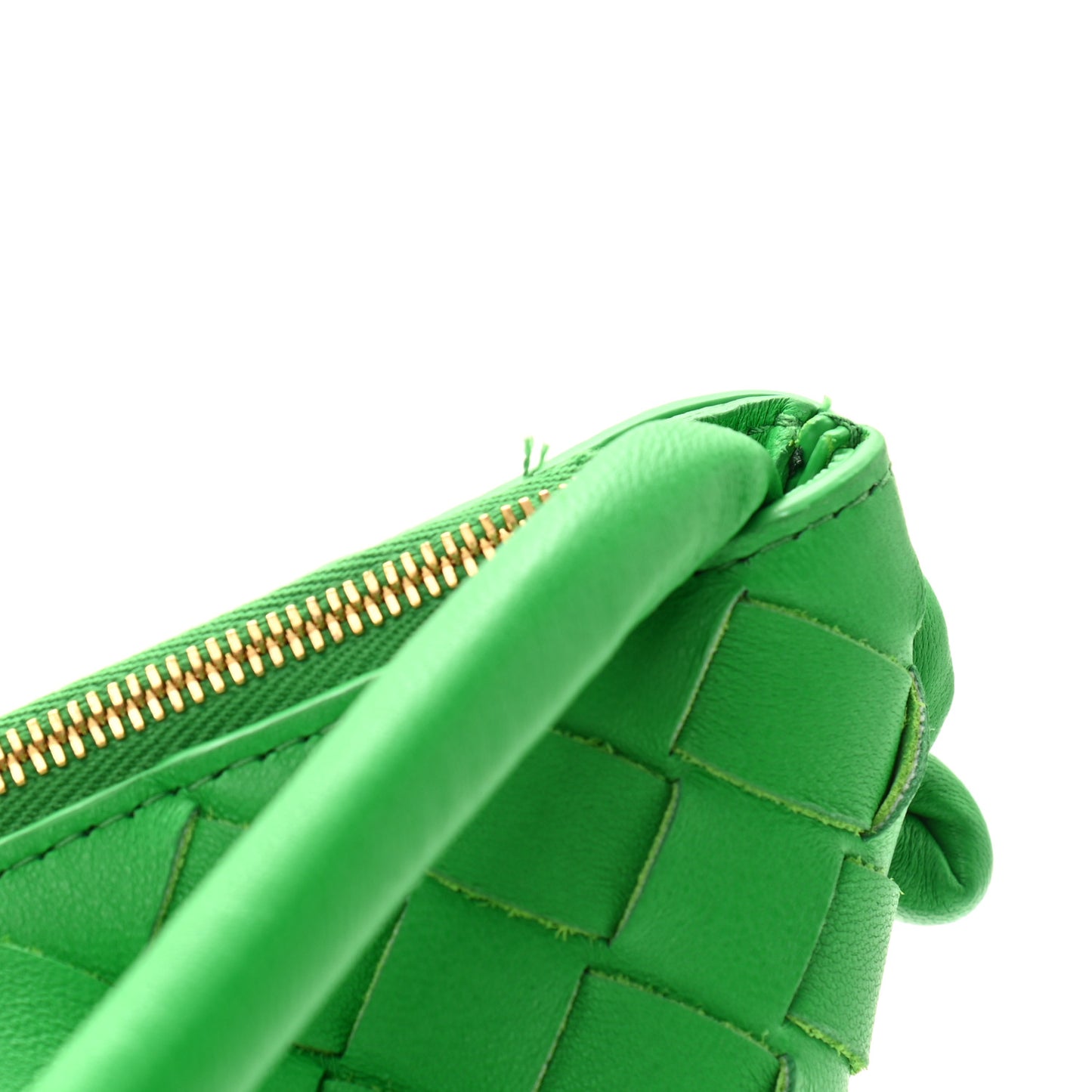Nappa Intrecciato Medium Turn Parakeet