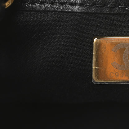 Chanel Suede Quilted Small Chanel 25 Handbag Black 7 of 11