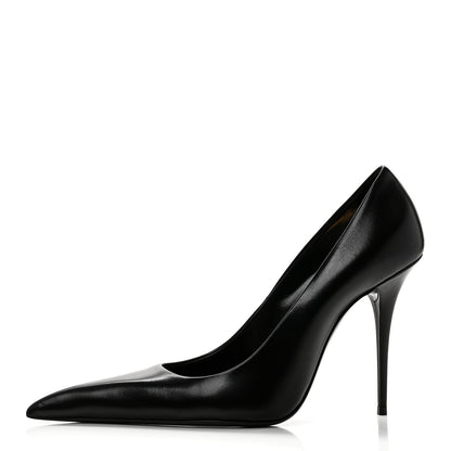 Saint Laurent Lambskin Elysee Pumps 40 Black 1 of 9