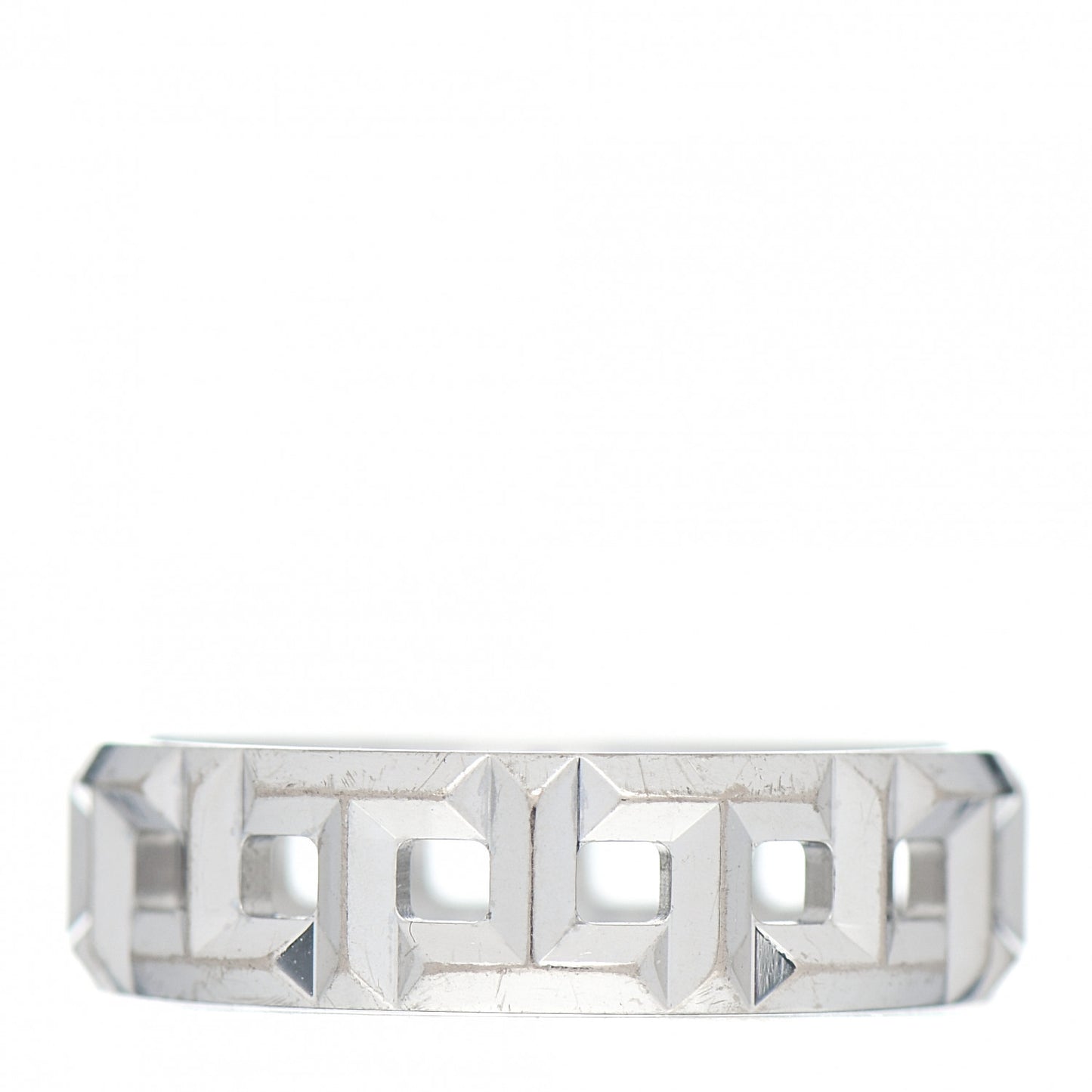 18K White Gold T True Wide Ring 56 7.5