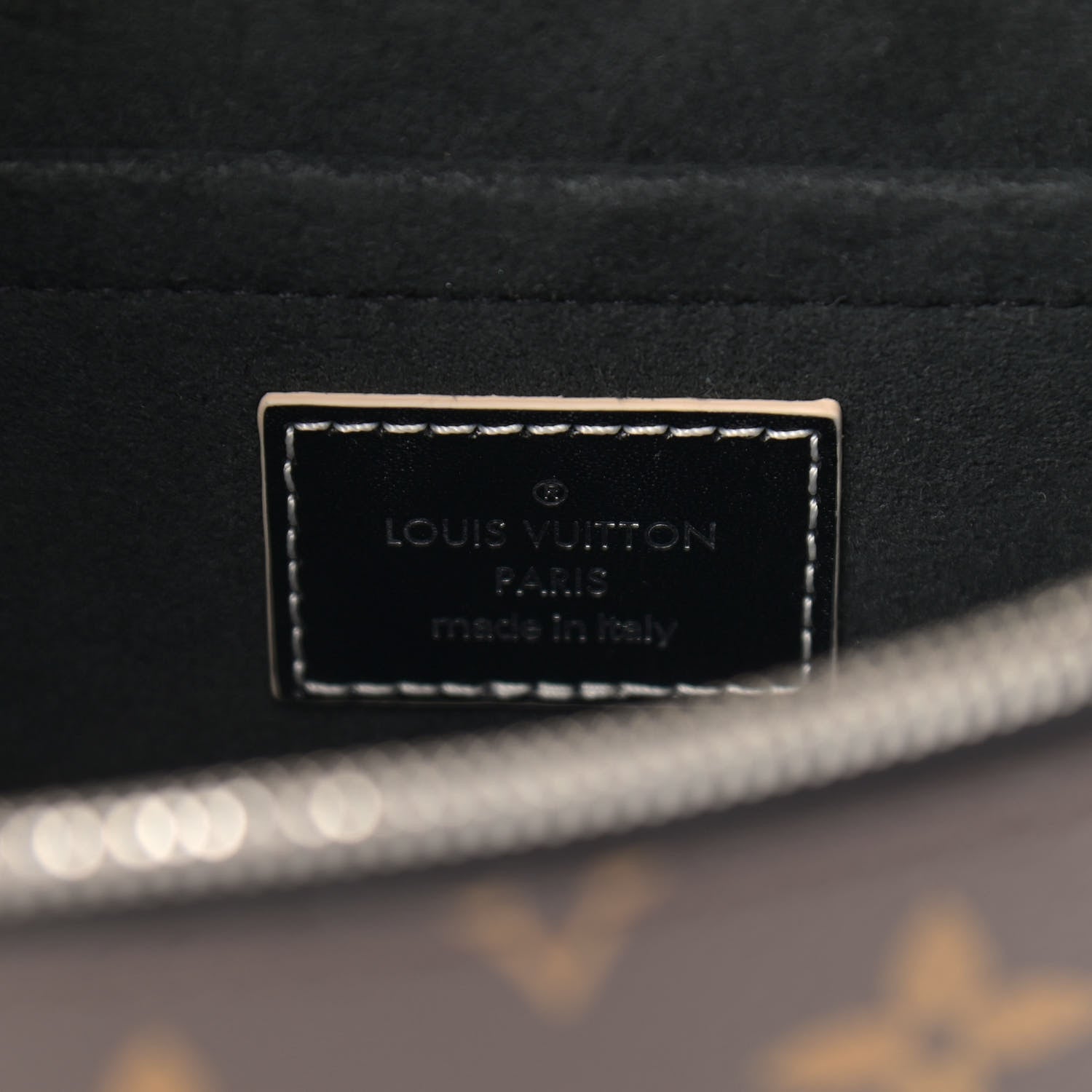 Louis Vuitton Calfskin Monogram Chain It Bag PM Black 6 of 10
