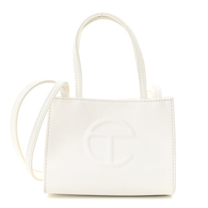Telfar Vegan Leather Small Shopping Bag White 1 of 12