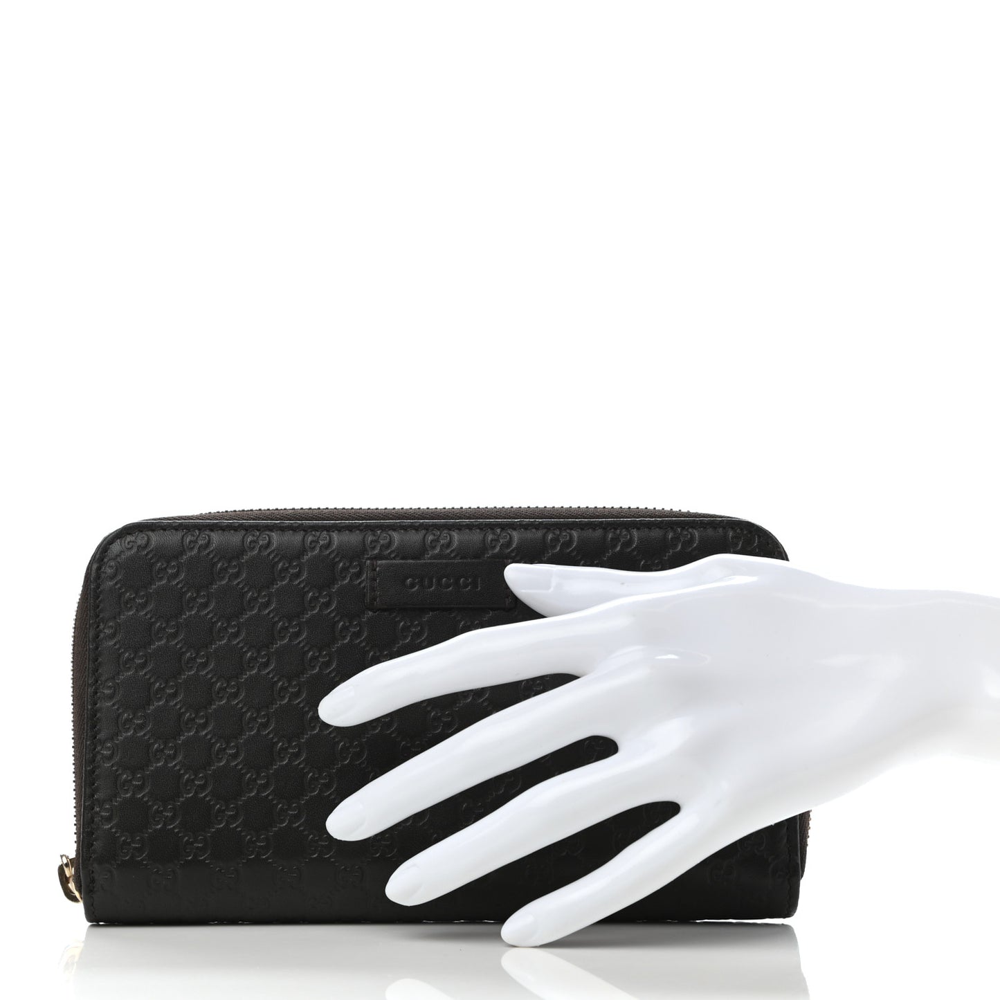 Microguccissima Zip Around Wallet Testa di Moro