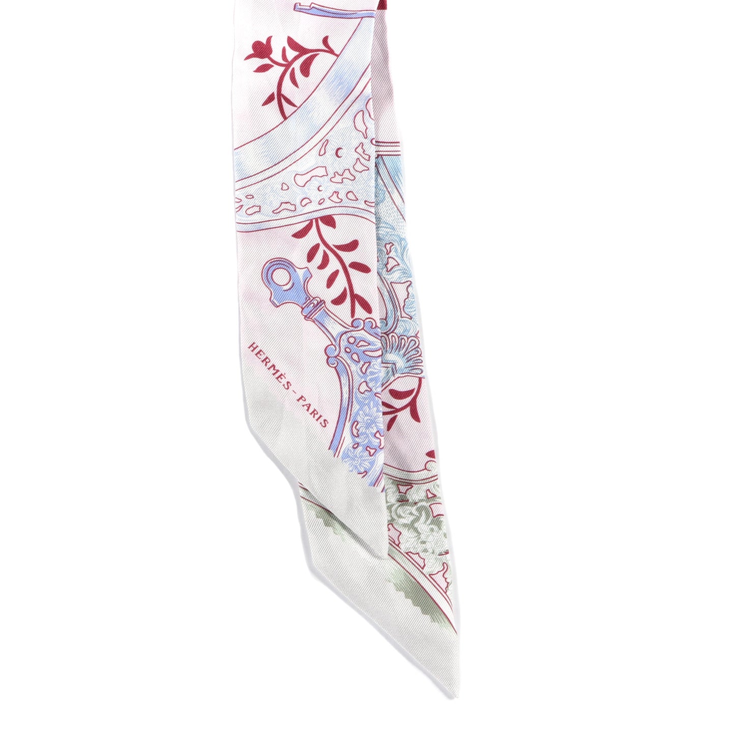 Silk Etriers Remix Twilly Rose Pale Bordeaux