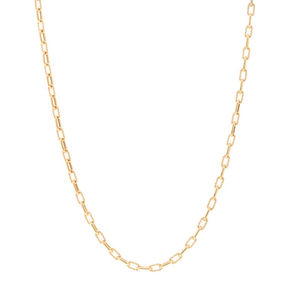 David Yurman 18K Yellow Gold 3mm Madison Chain Necklace 1 of 4