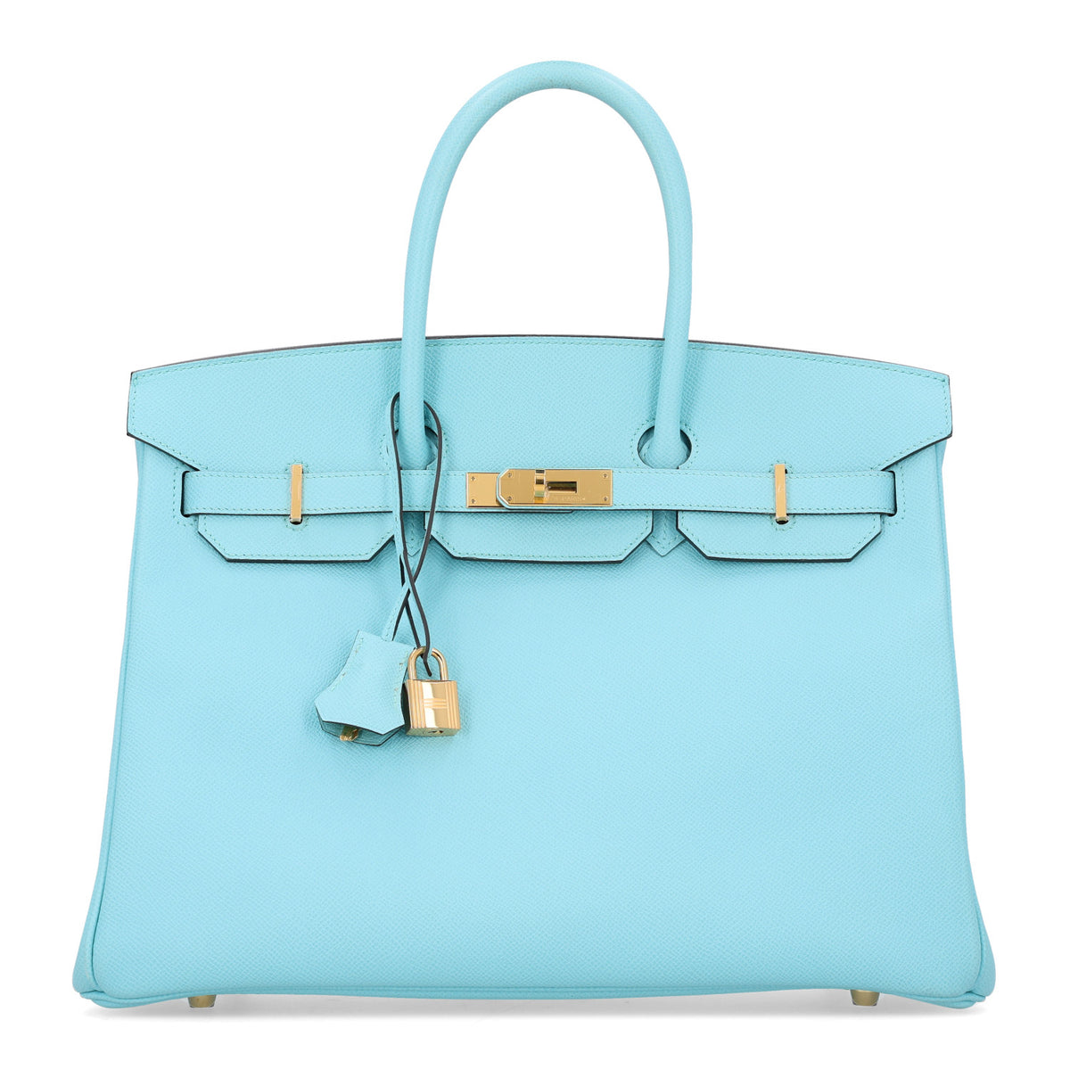 Epsom Birkin 35 Bleu Atoll