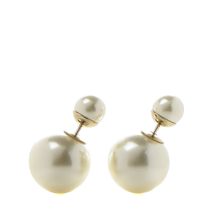 Christian Dior Pearl Mise En Dior Tribal Earrings 1 of 5