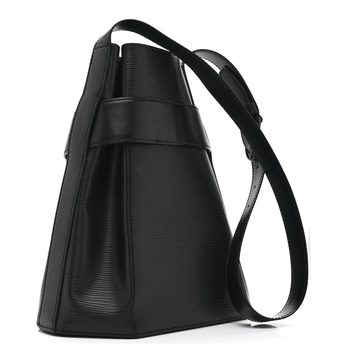 Louis Vuitton Epi Sac D'Epaule Black 3 of 10