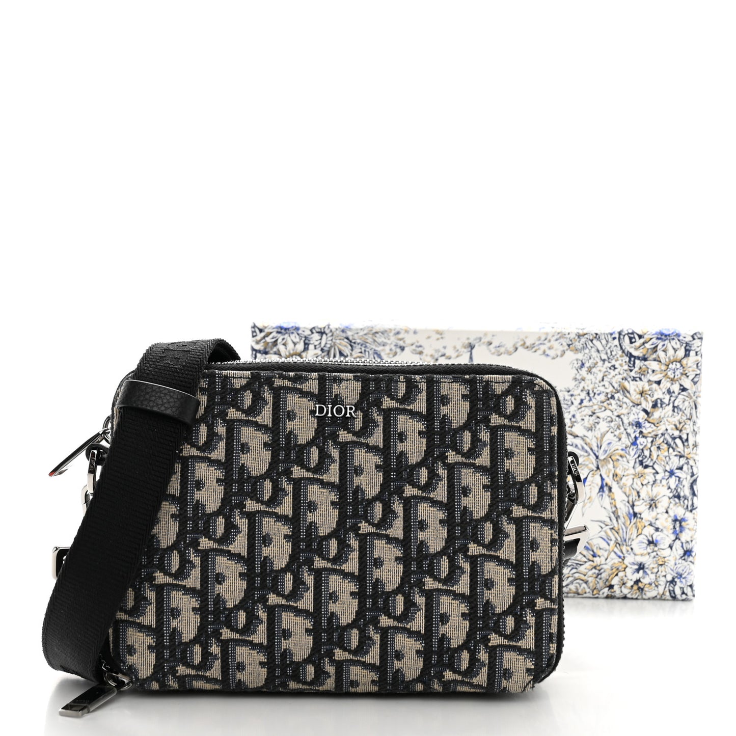 Oblique Pouch Navy Blue