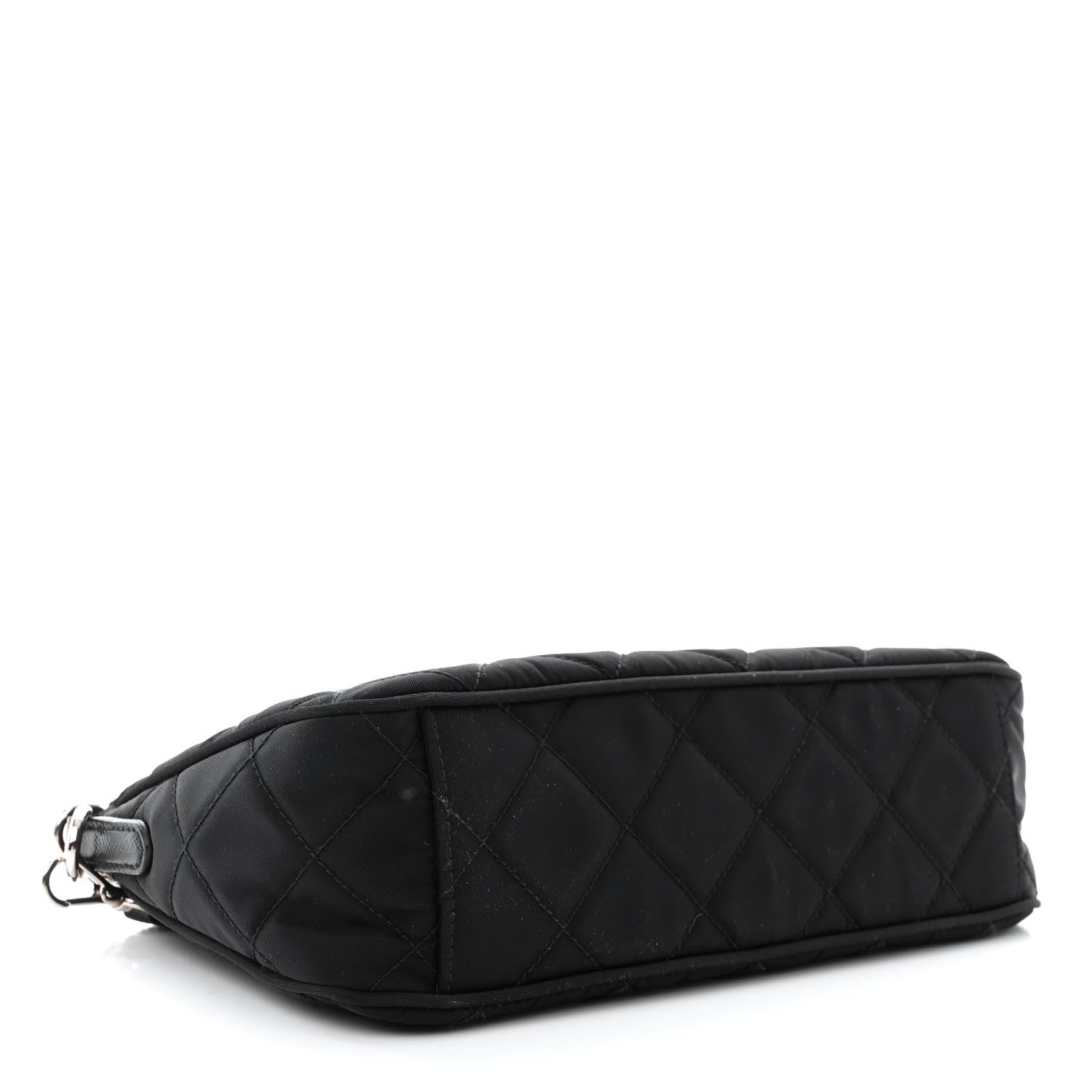 Prada Nylon Tessuto Impuntu Quilted Crossbody Bag Black 4 of 10