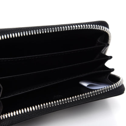 MCM Calfskin Mini Pop Rabbit Zipped Card Wallet Black 5 of 9