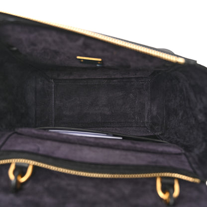 Celine Grained Calfskin Micro Belt Bag Black 5 of 9