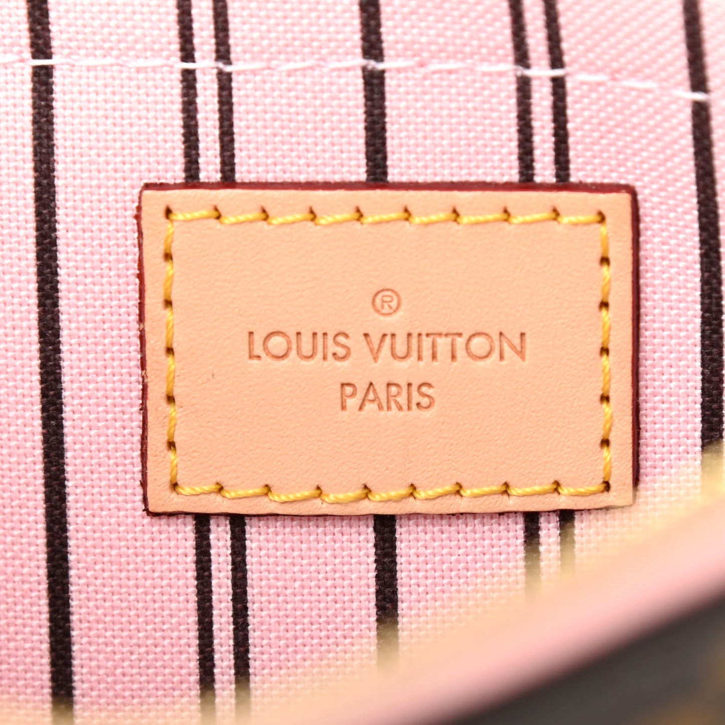 Monogram Neverfull MM GM Pochette Rose Ballerine