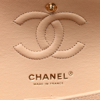 Chanel Caviar Quilted Small Double Flap Beige 6 of 12