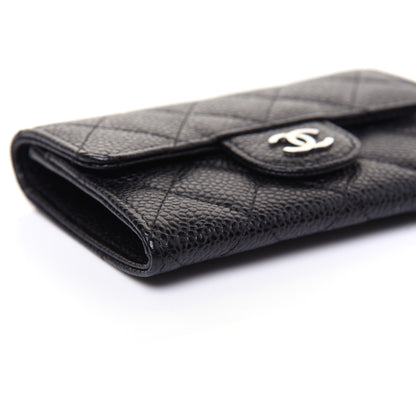 Chanel Caviar Quilted Flap Card Holder Black 6 of 11