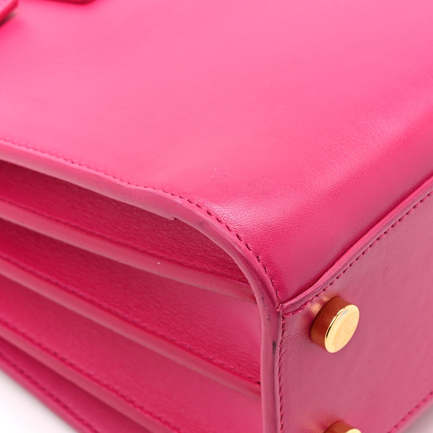 Calfskin Nano Sac De Jour Fluo Pink