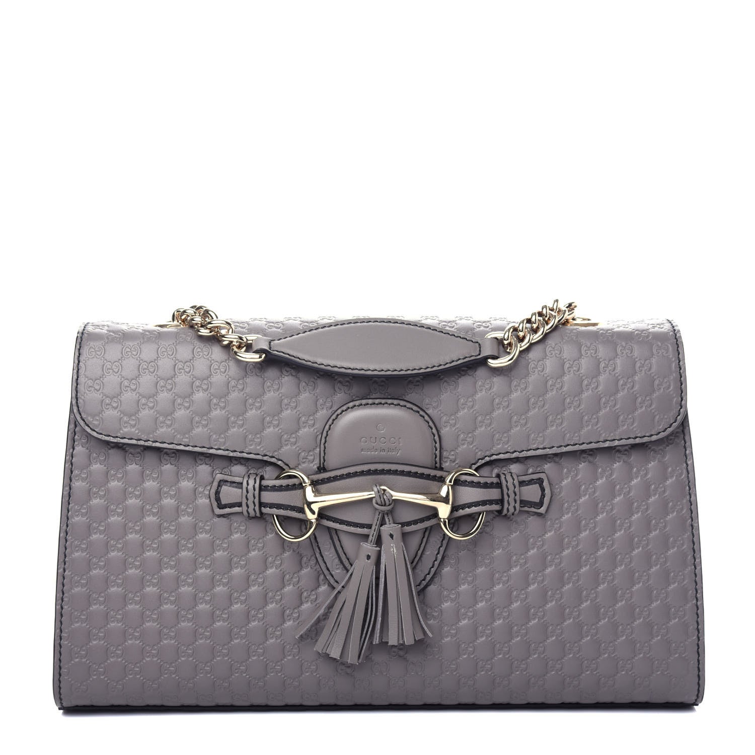 Gucci Soft Microguccissima Medium Emily Chain Shoulder Bag Loess 1 of 10