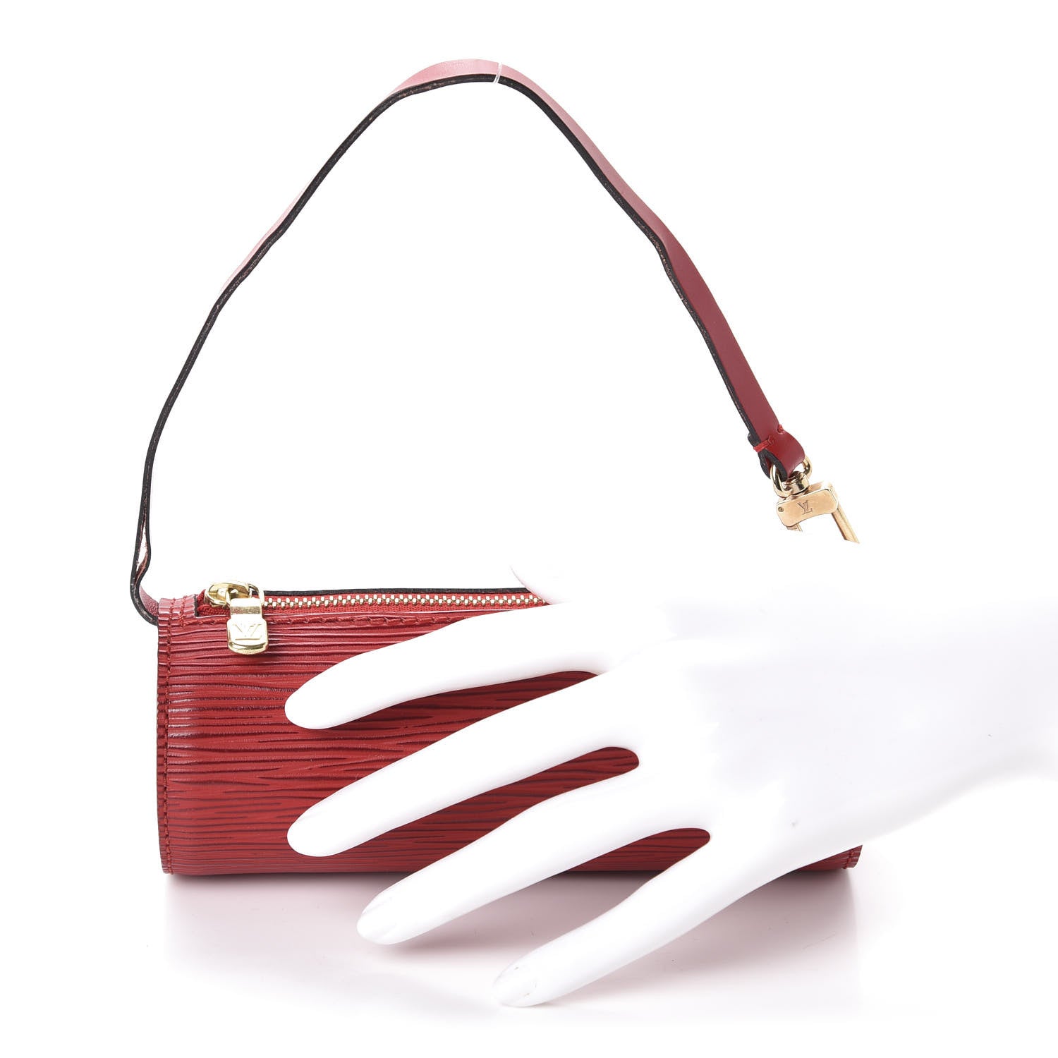 Louis Vuitton Epi Soufflot Pochette Castillan Red 2 of 9