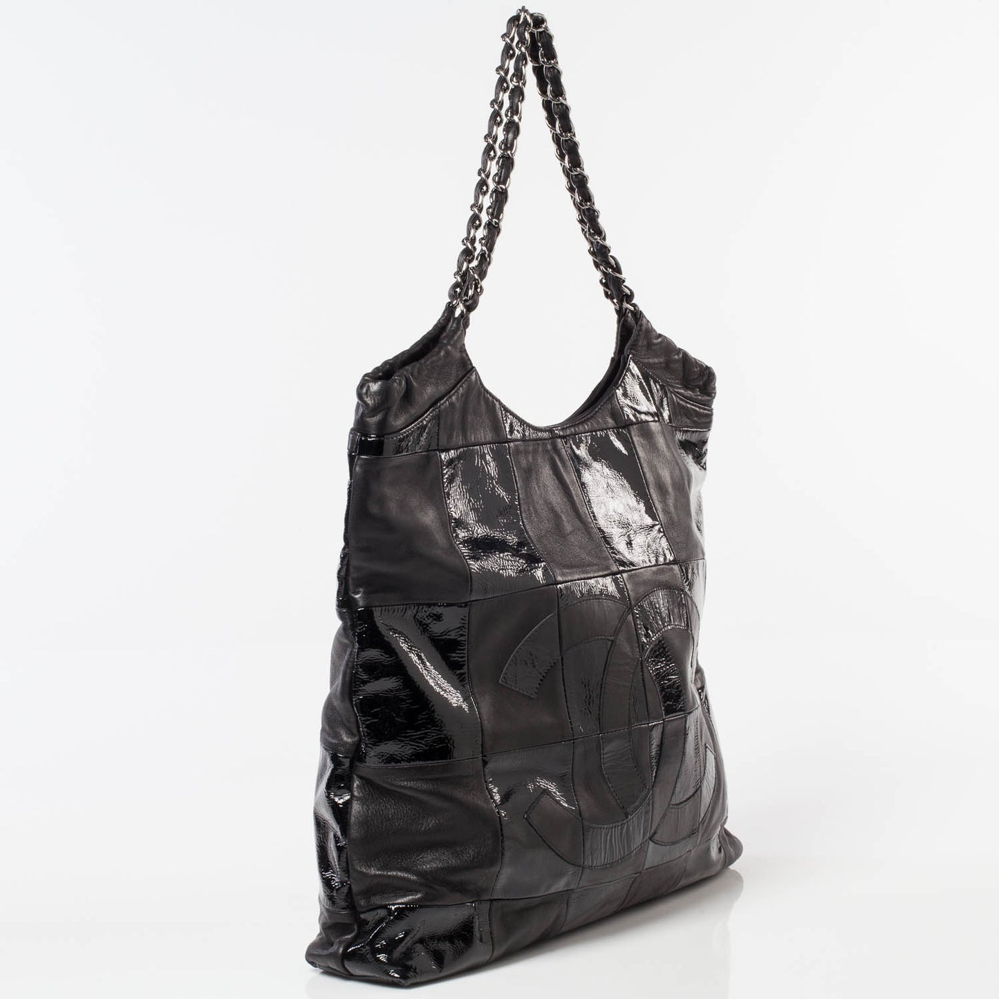 Patent Patchwork Brooklyn Large Tote