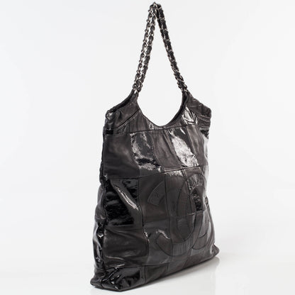 Chanel Patent Patchwork Brooklyn Large Tote 3 of 10
