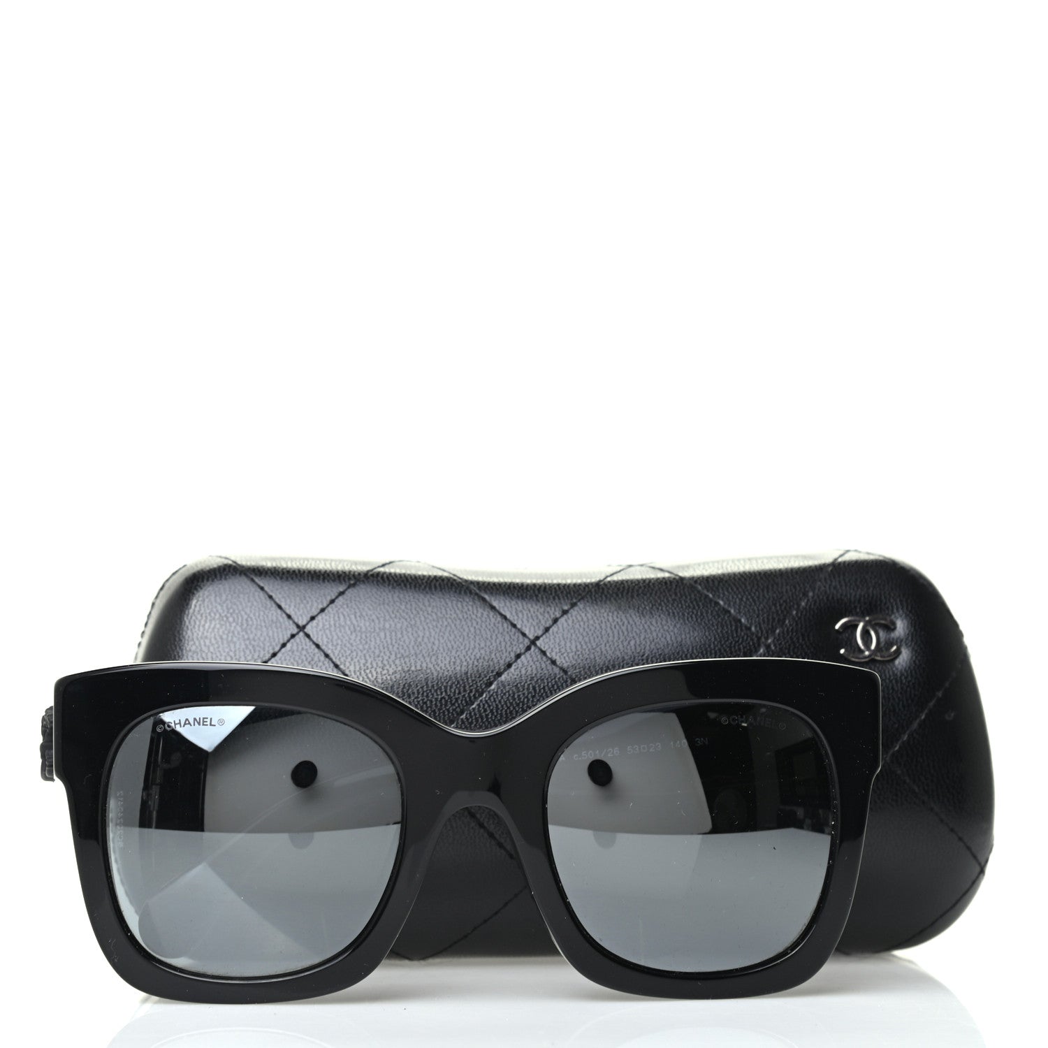 Chanel CC Sunglasses 5357 Black 7 of 7