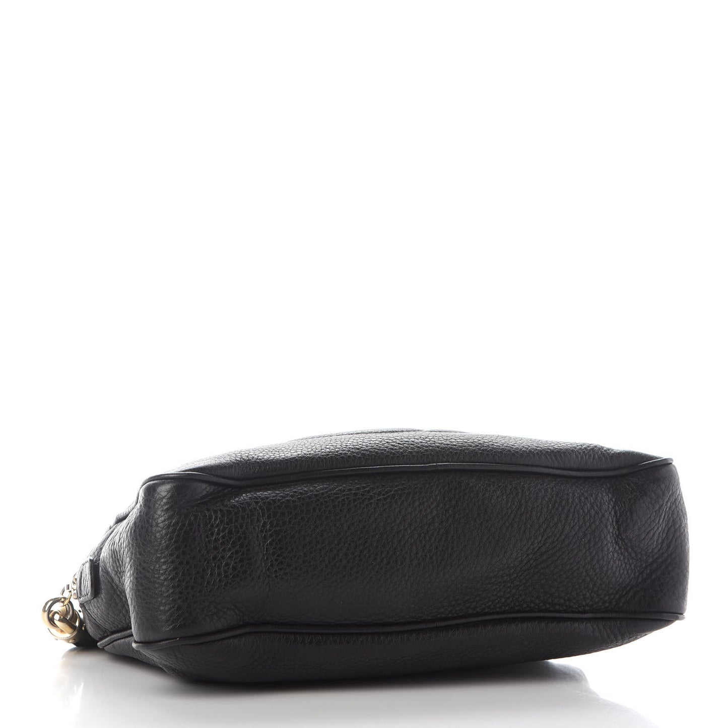 Pebbled Calfskin Small Soho Bowler Black