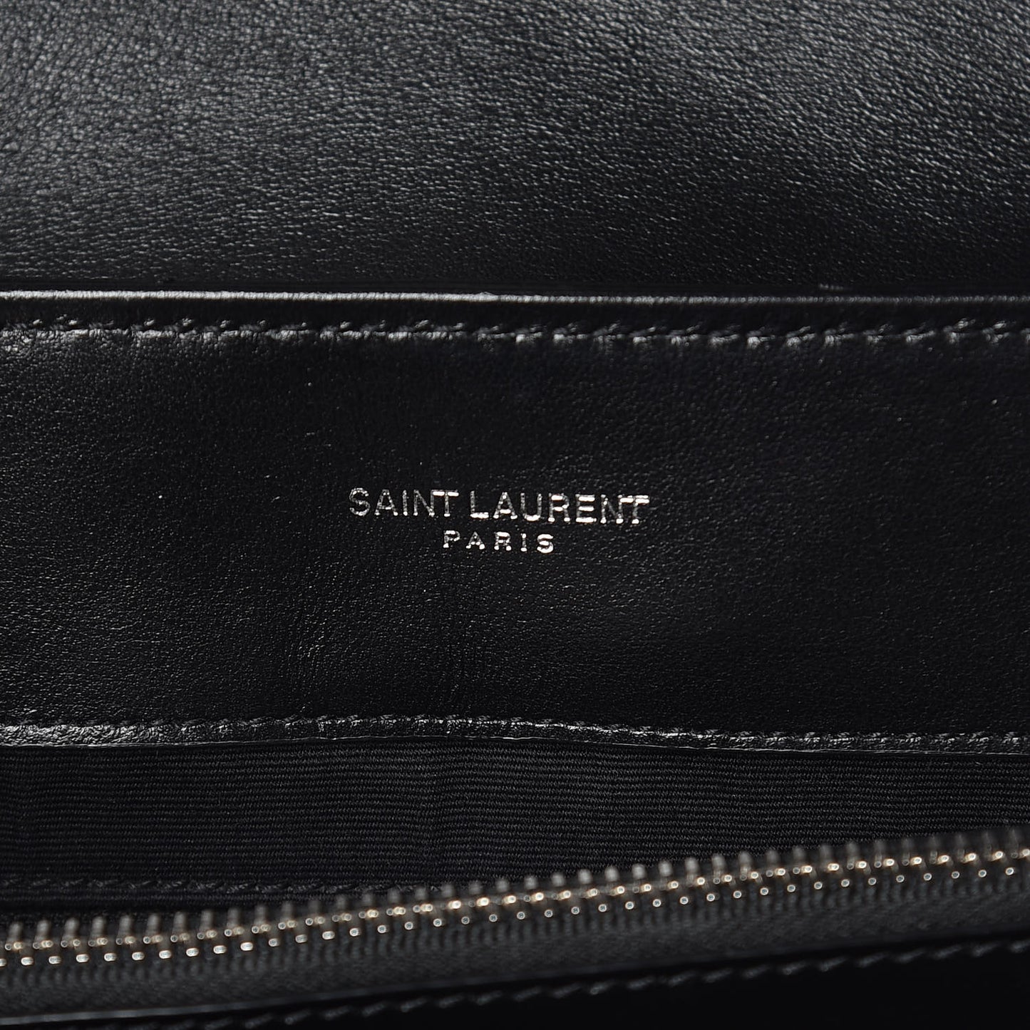 Calfskin Y Quilted Monogram Medium Loulou Chain Satchel Black